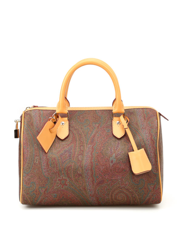 ETRO: bowling bags - Paisley pattern bowling bag