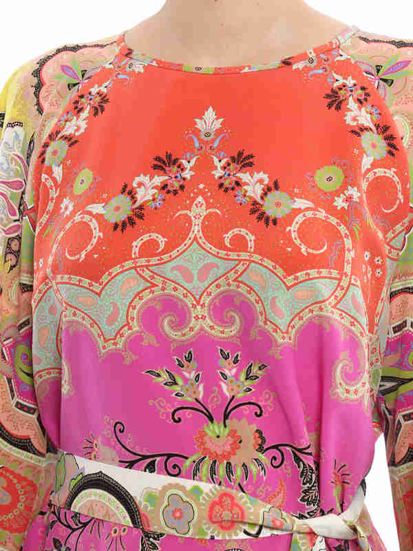 ETRO buy online Belted silk tunic
