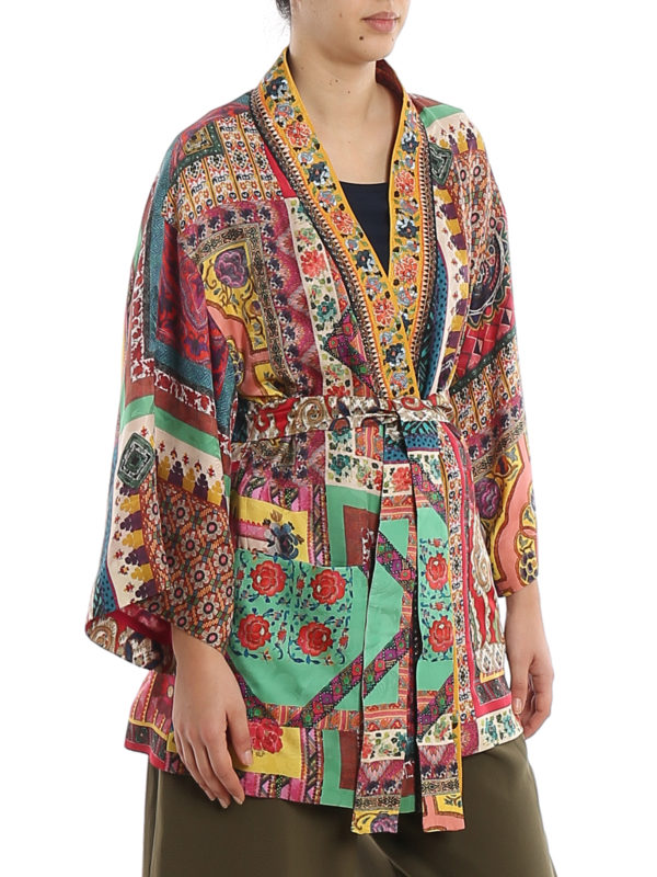 ETRO buy online Embroidered Patchwork print jacket