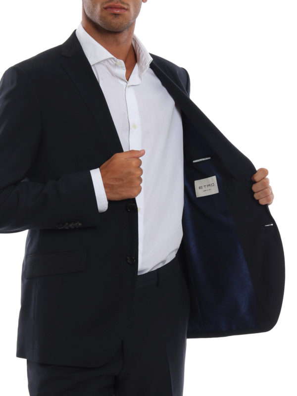 ETRO buy online Eleganter Anzug - Dunkelblau