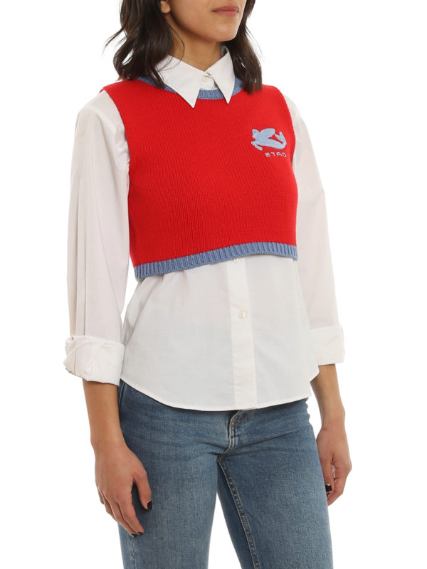 ETRO buy online Tropea cropped top