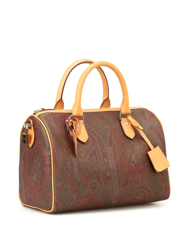 ETRO: bowling bags online - Paisley pattern bowling bag