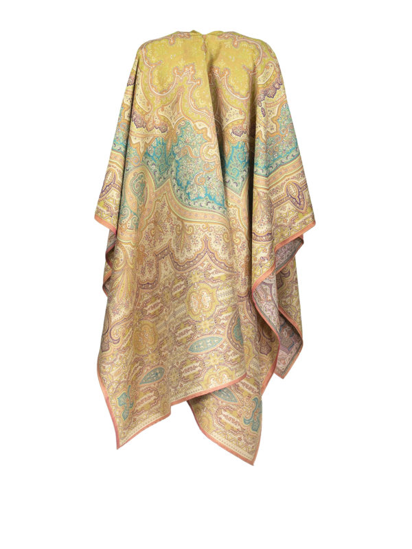 ETRO: Capes &  Ponchos online - Paisley pattern jacquard cape