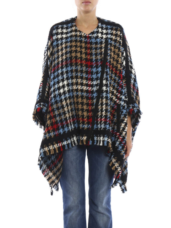 ETRO: Capes & Ponchos online - Poncho-inspired jersey cape