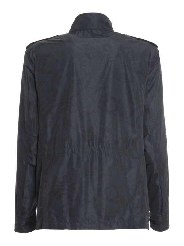ETRO: casual jackets online - Paisley patterned field jacket