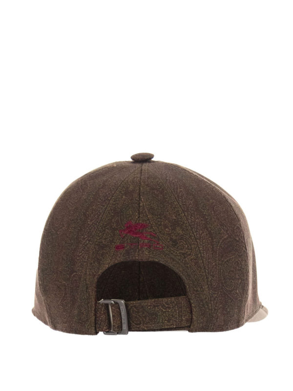 ETRO: hats & caps online - Paisley baseball cap