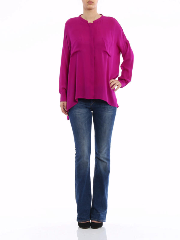 ETRO: camicie online - Camicia in seta manica lunga