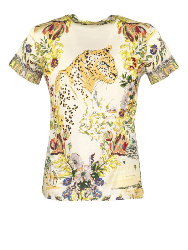 ETRO: t-shirts online - Desert Mirages printed T-shirt