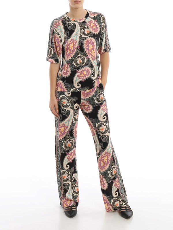 ETRO: Camisetas online - Camiseta - Patchwork