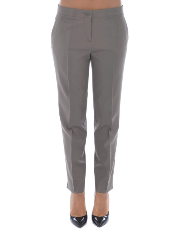 ETRO: Tailored & Formal trousers online - Wool cigarette trousers