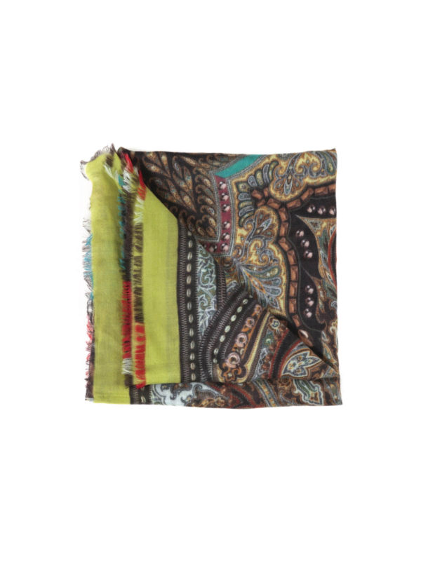 ETRO: scarves - Cashmere printed scarf