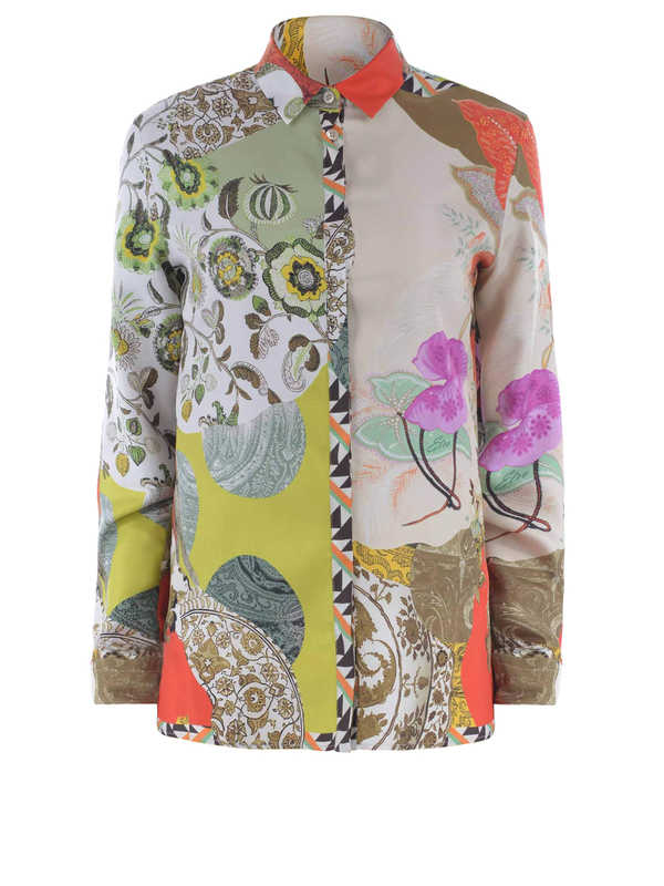 ETRO: Camisas - Camisa Multicolor Para Mujer