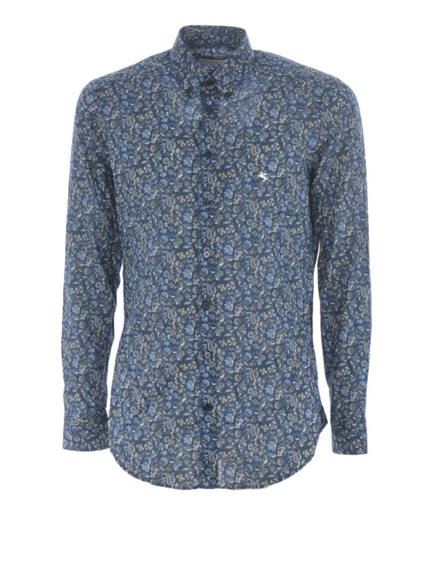 ETRO: shirts - Spread Paisley shirt
