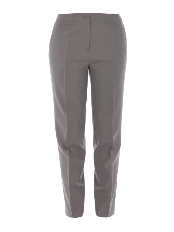 ETRO: Tailored & Formal trousers - Wool cigarette trousers