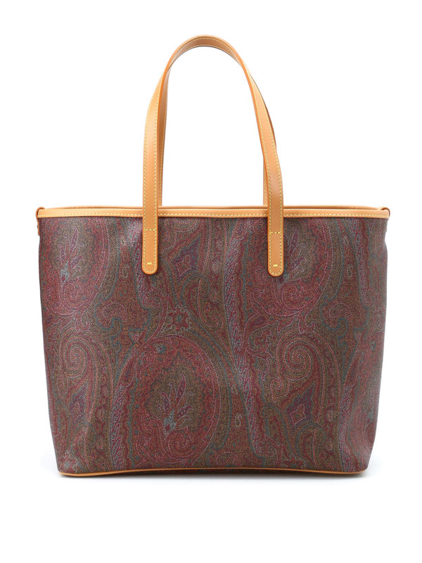 ETRO: totes bags - Paisley print shopping bag