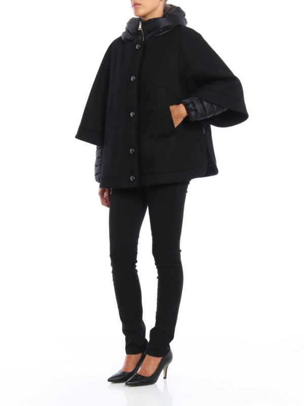 Cape & Poncho Eudore - Schwarz shop online: MONCLER