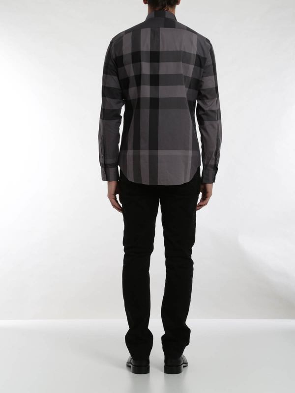 Burberry exploded check cotton shirt best sale