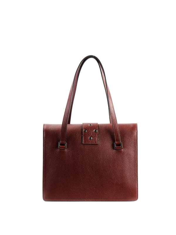 Borsa  in pelle con occhielli shop online: VALENTINO RED