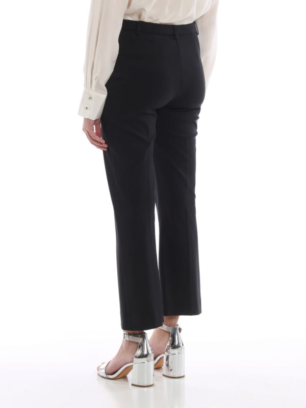 Ezio 9 black tech jersey pants shop online: Pinko