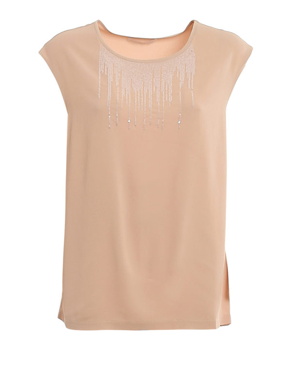 FABIANA FILIPPI: blouses - Silk blend crêpe blouse