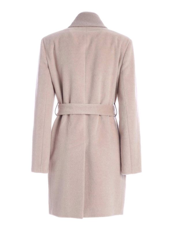 FABIANA FILIPPI: Abrigos semilargos online - Abrigo Midi - Beis