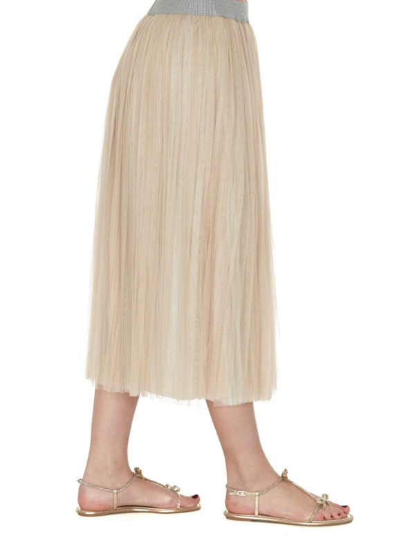 FABIANA FILIPPI: Knee length skirts & Midi online - Pleated tulle midi skirt