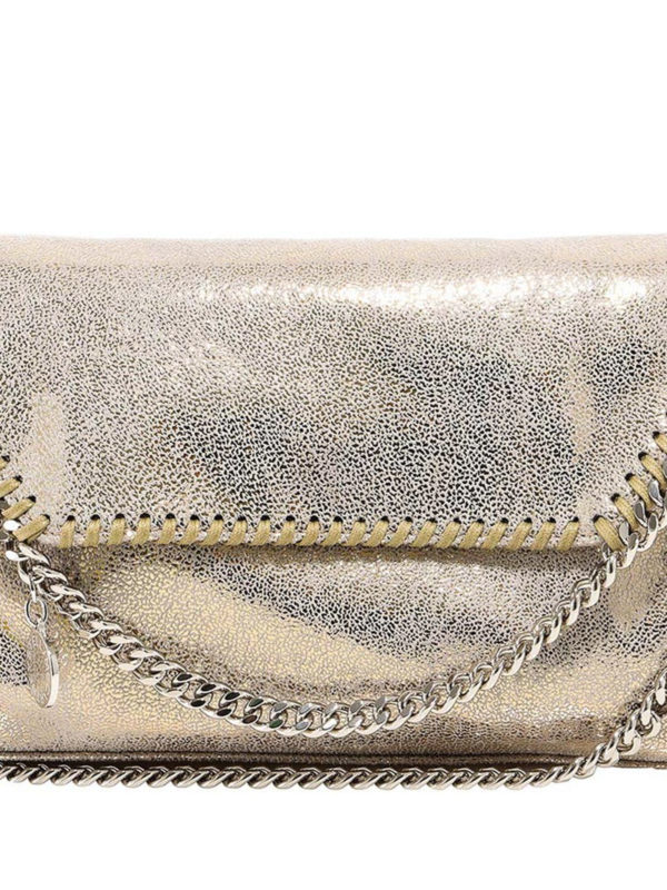 Clutch - Gold shop online: STELLA McCARTNEY