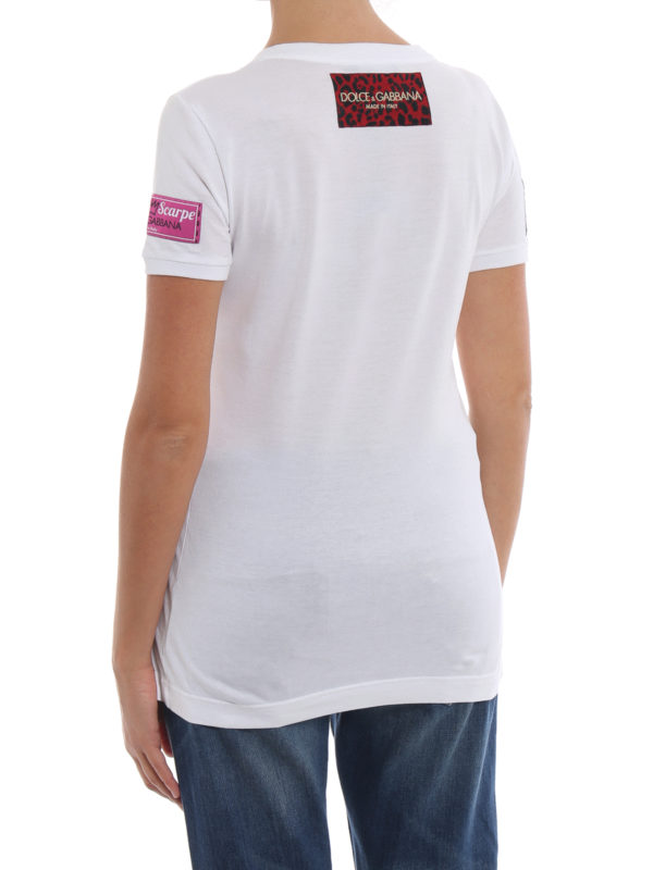 Fashion Devotion basic white Tee shop online: DOLCE & GABBANA