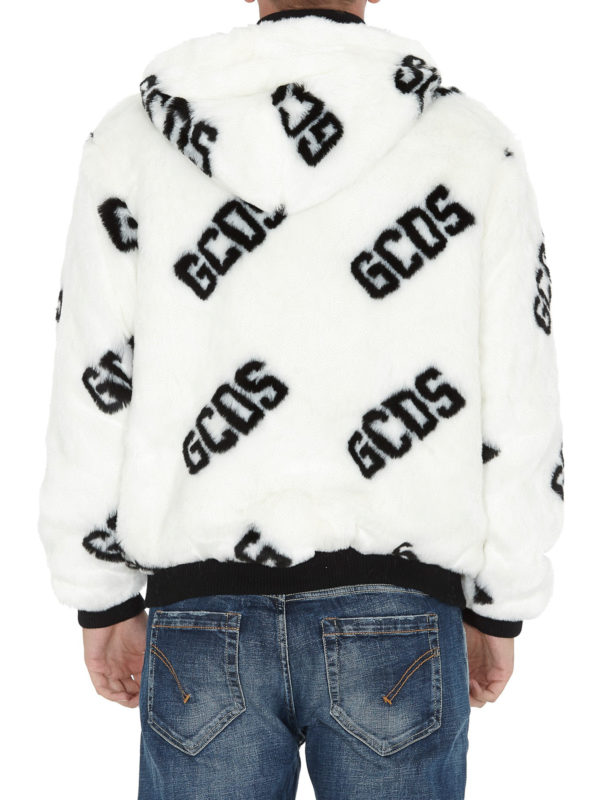 ダウンジャケット - 白 shop online: GCDS