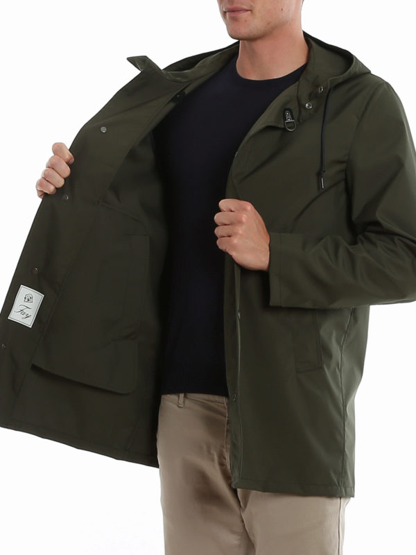 FAY buy online Hooded short raincoat