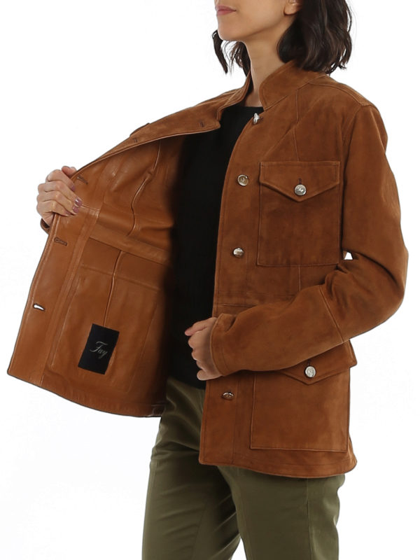 FAY buy online Suede field jacket