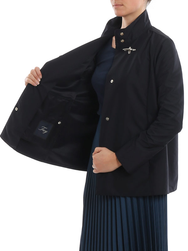 FAY buy online ショートコート - ダークブルー