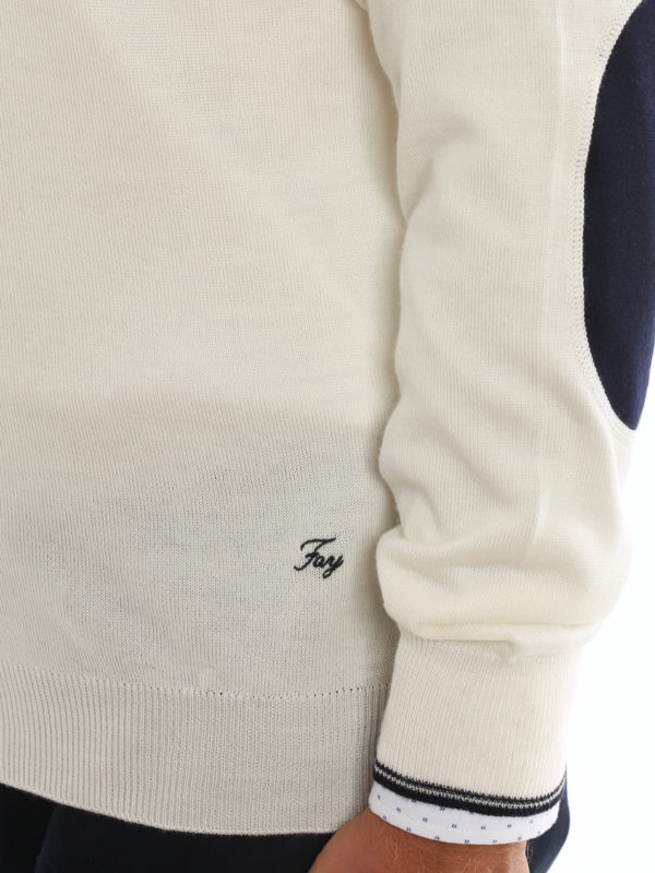 FAY buy online Wool crew neck sweater