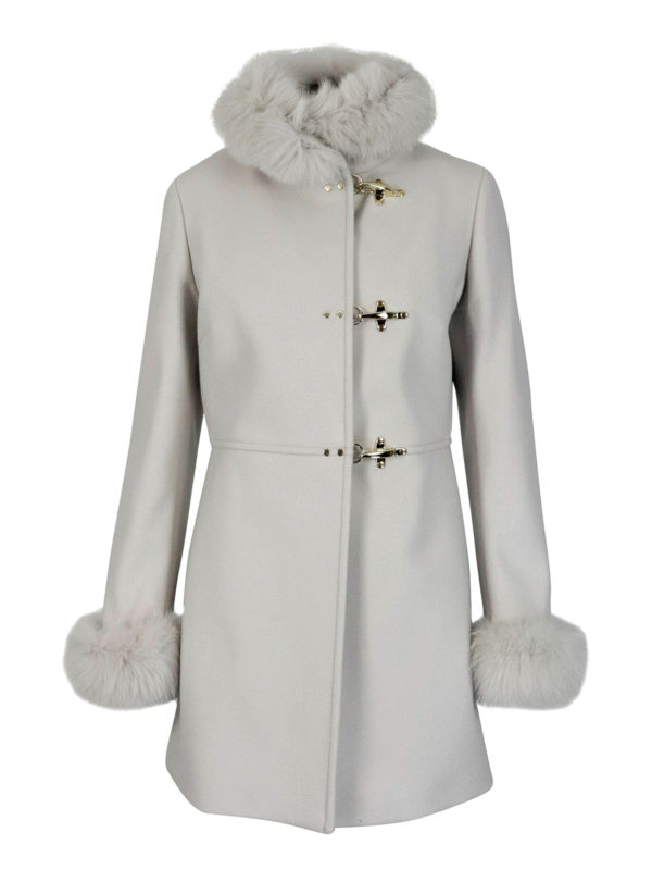 FAY: ニーレングスコート - 膝丈コート - 白