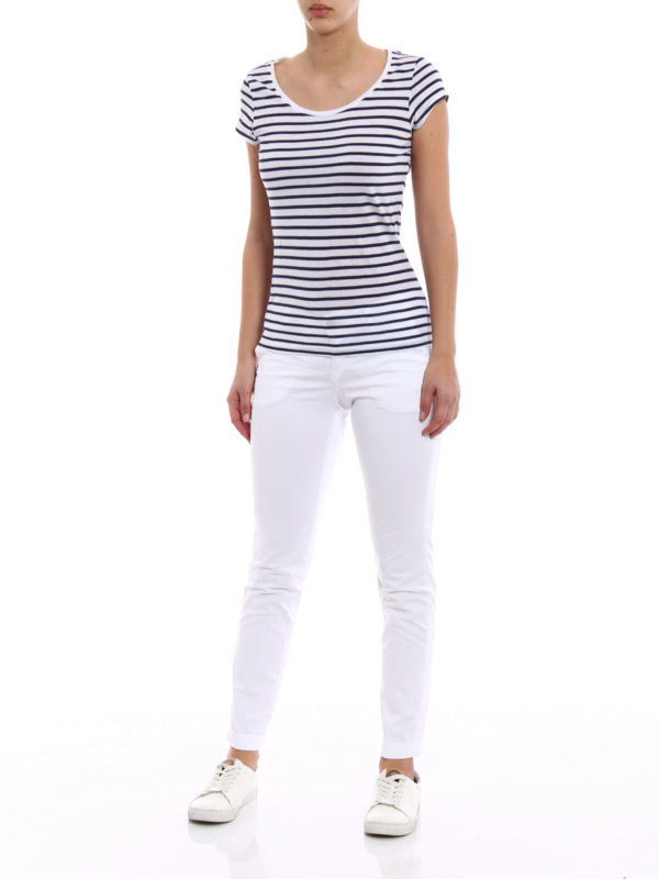 FAY: Pantalons casual online - Pantalons Décontractés - Blanc