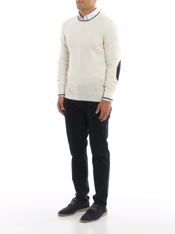 FAY: crew necks online - Wool crew neck sweater