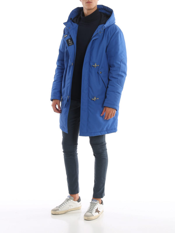 FAY: Lange Daunenmäntel online - Daunenmantel - Hellblau