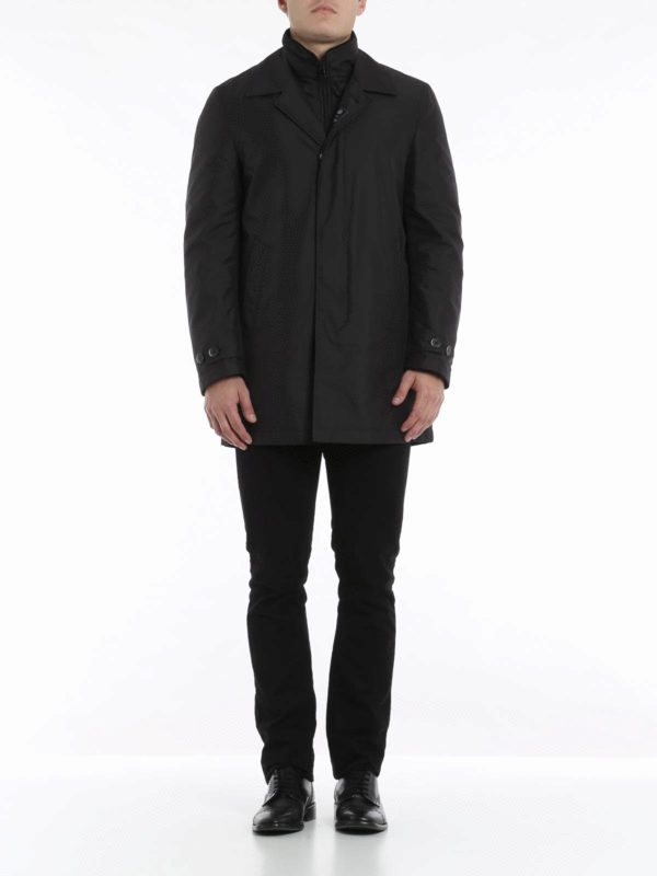 FAY: padded coats online - Poplin coat