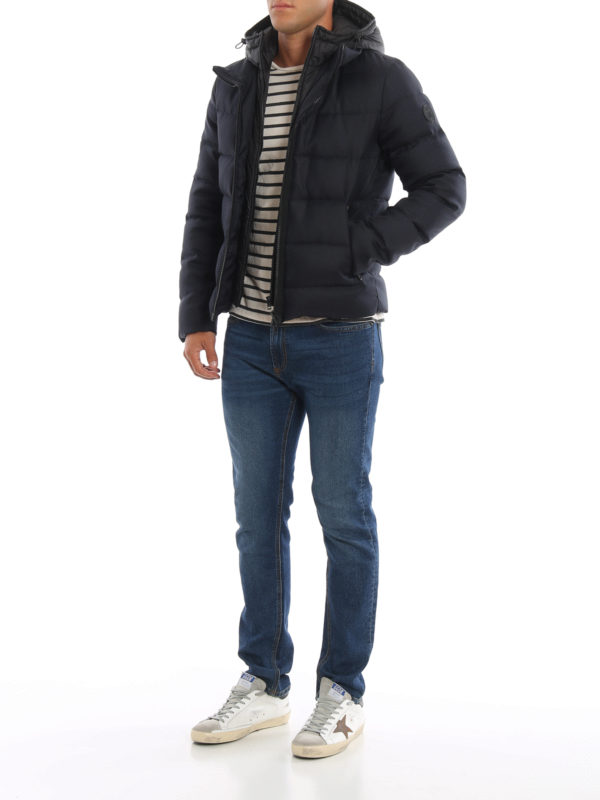 FAY: padded jackets online - Double front puffer jacket