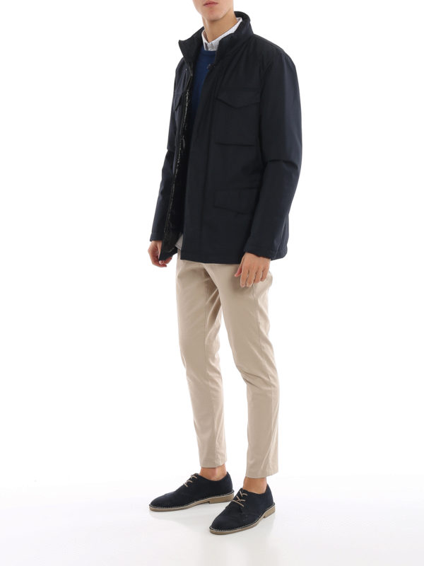 FAY: padded jackets online - Hook padded jacket