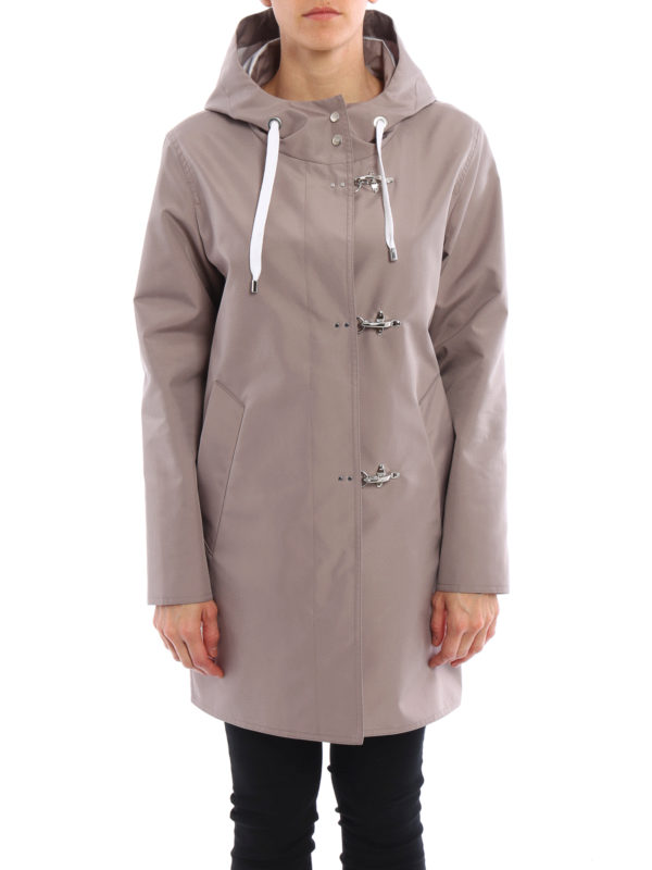FAY: parkas online - Hooded raincoat