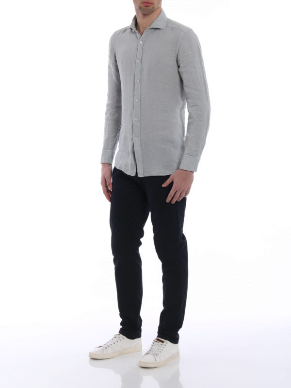 FAY: Hemden online - Hemd - Hellgrau