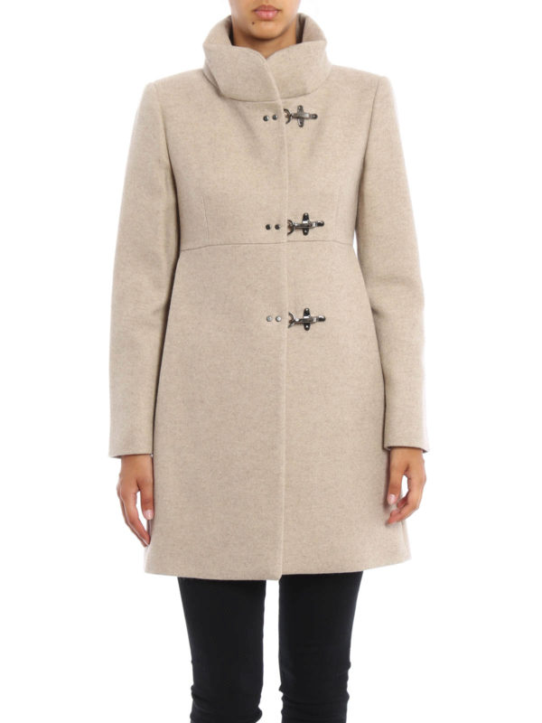 FAY: short coats online - Wool blend coat