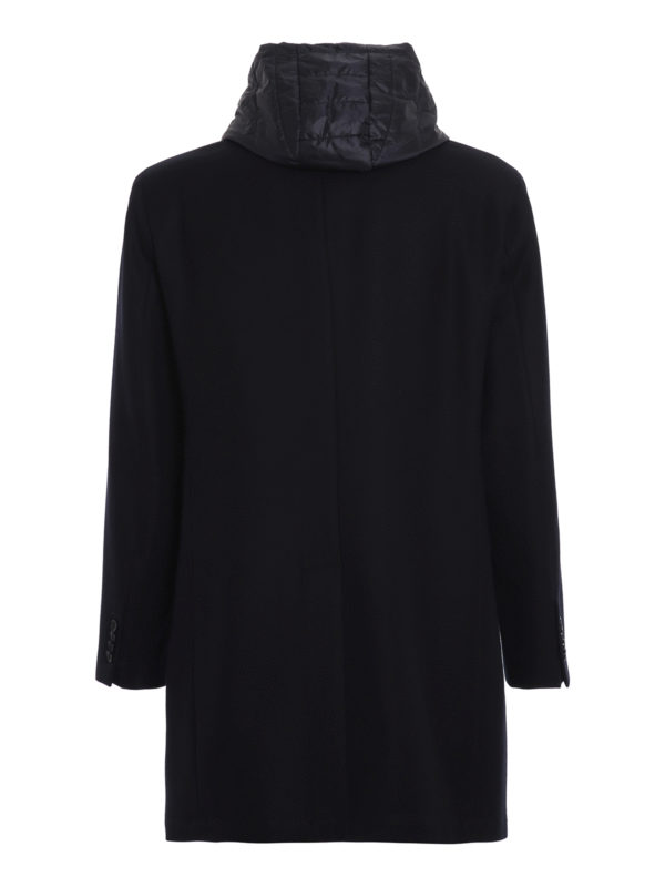 FAY: short coats online - Wool twill coat