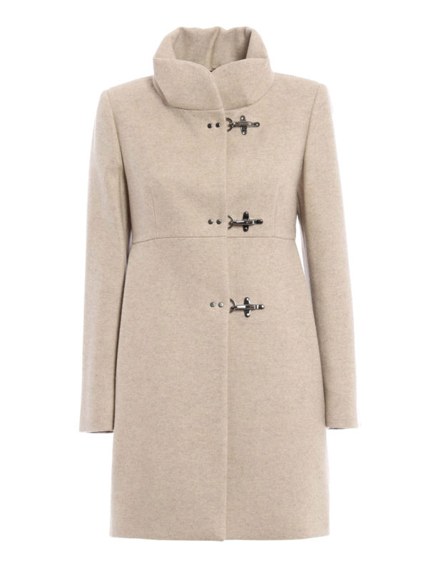 FAY: short coats - Wool blend coat