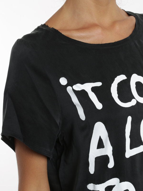 iKRIX FEIYUE: Silk t-shirt