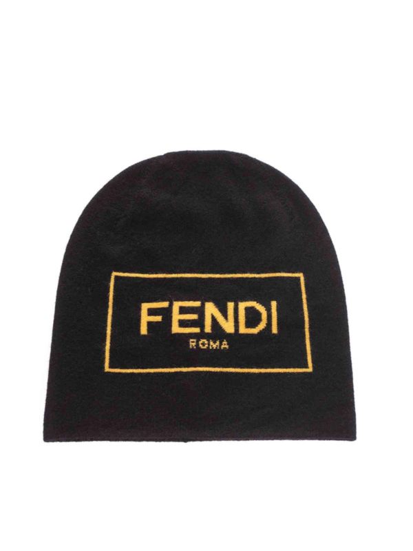 FENDI: Gorros - Gorro - Negro