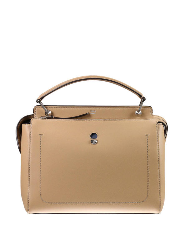 FENDI: bowling bags - Dotcom leather bag
