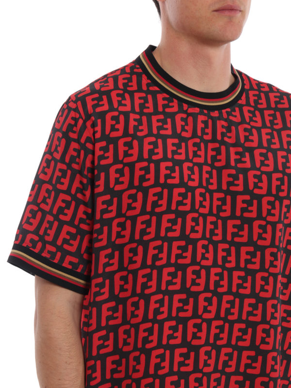 FENDI buy online FF print viscose oversize T-shirt
