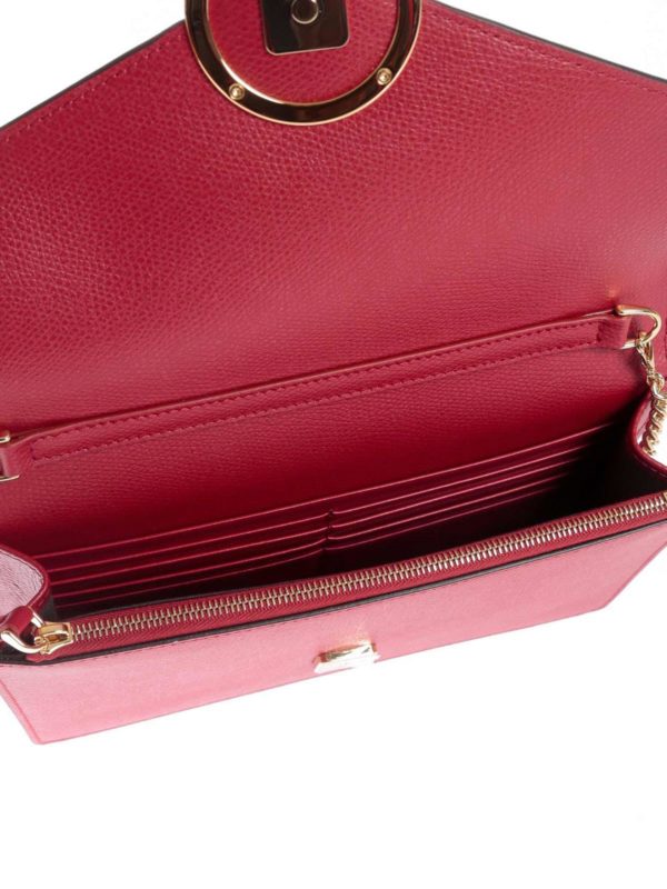 FENDI buy online Wallet On Chain bag in red with brown FF